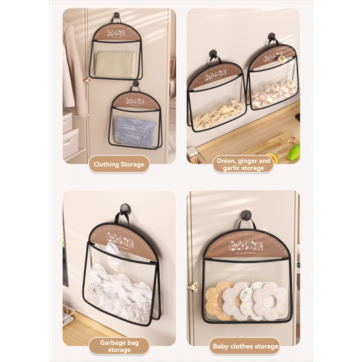 Fabric Laundry Bag with Handles